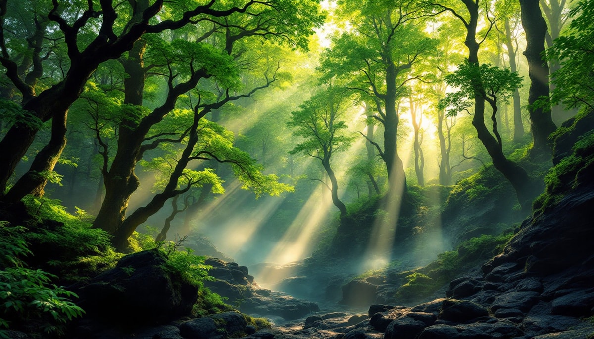 Cette forêt de Haute-Loire reste à 15°C en été grâce à son sol volcanique
