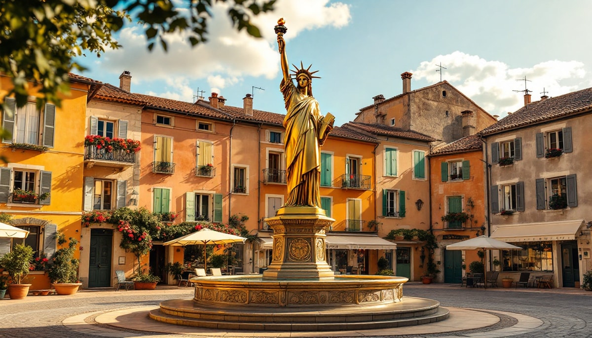 Moins connu que Cassis, ce village du Var abrite une Statue de la Liberté
