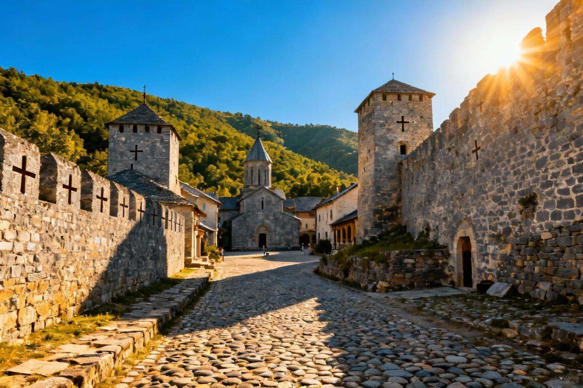 Le seul village français entièrement bâti dans une chartreuse du XIIIe siècle
