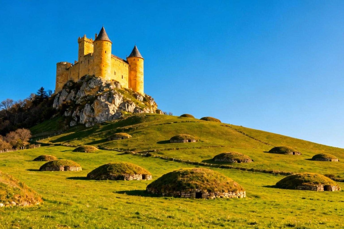 Ce château de Côte-d'Or bâti sur 50 tumulus préhistoriques date de 1175
