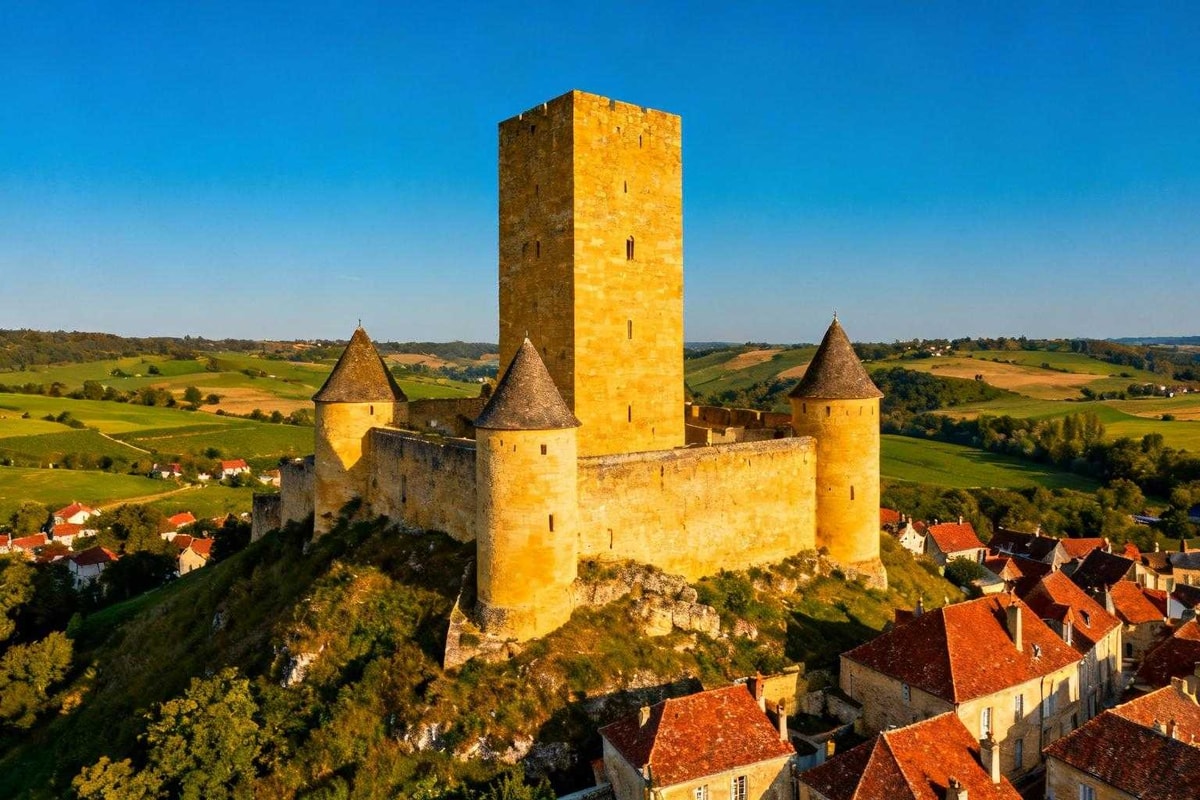 La Saône-et-Loire abrite le plus ancien château fort de Bourgogne du Xe siècle
