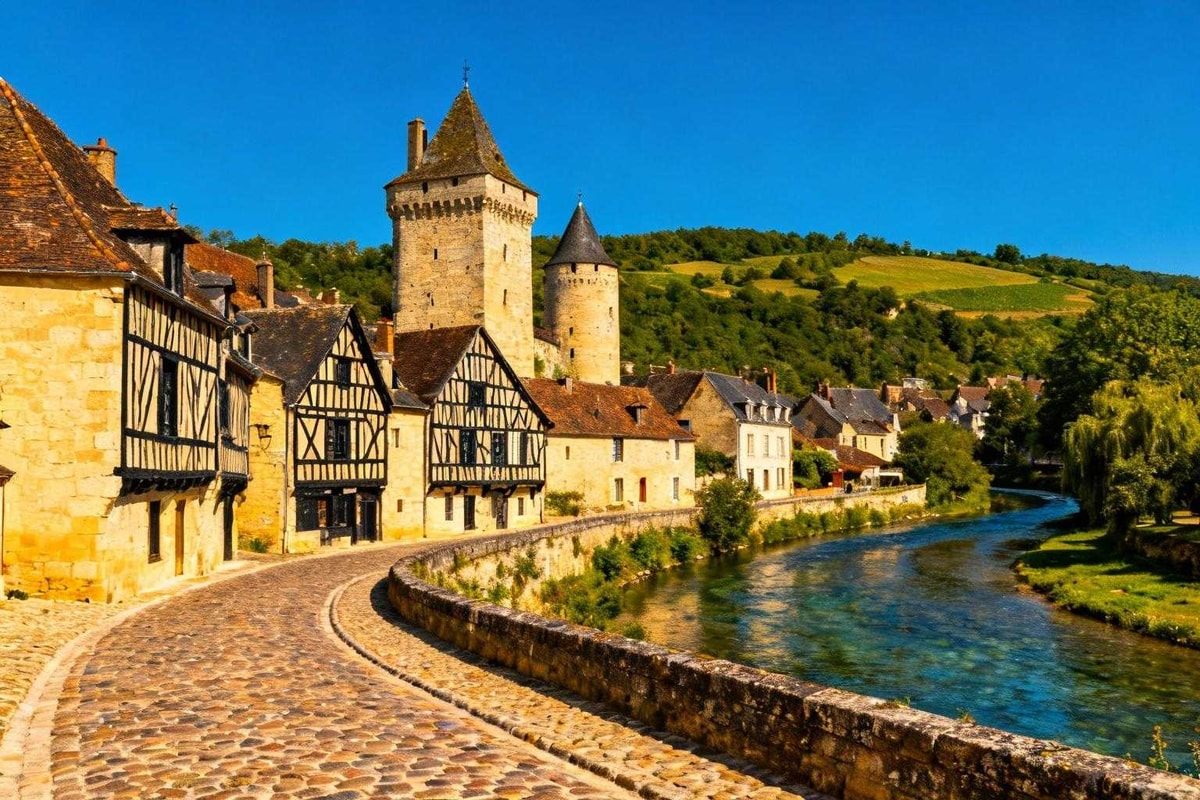 L'Yonne abrite ce village avec 20 tours détruites en 1599 par Henri IV
