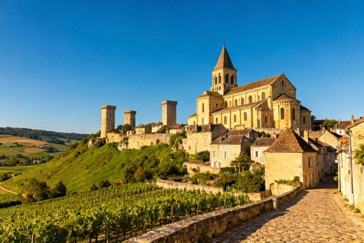 Vézelay détient le seul classement UNESCO village et basilique de France
