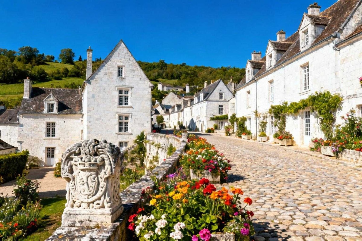 Crissay-sur-Manse détient le record français avec 100% de maisons Renaissance en tuffeau blanc
