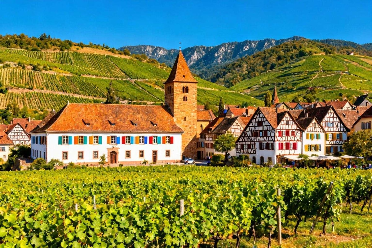 Cette cave coopérative de 1954 produit la moitié du grand cru Rosacker
