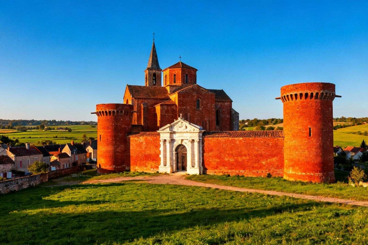 Voici cette église du XVIe siècle avec 2 tours et des meurtrières pour se défendre
