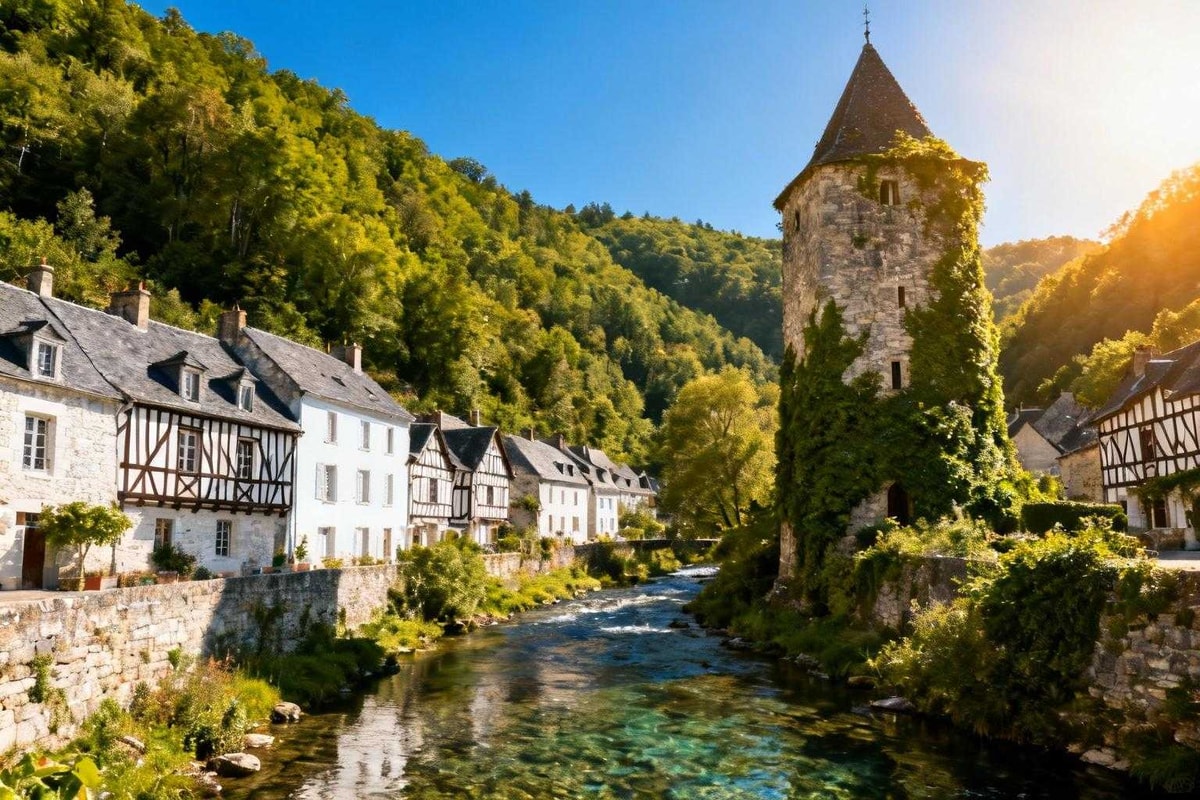 Blangy-le-Château repose sur 7 collines avec des sources d'eau claire
