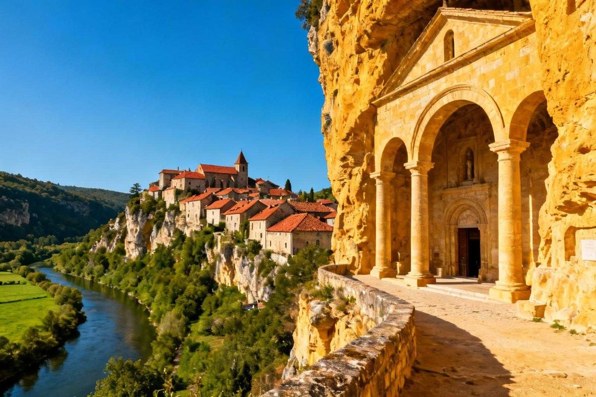 Cette église creusée dans de la roche de 83 millions d'années

