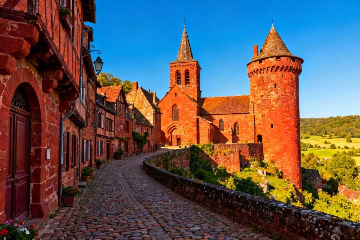 Collonges-la-Rouge détient le seul grès rouge au monde avec 2,2% de fer
