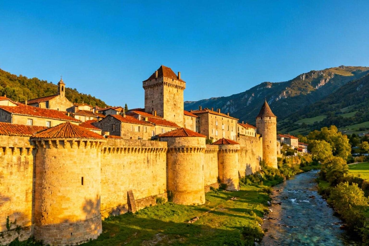 Ce village de 1 046 habitants possède la première fortification de France