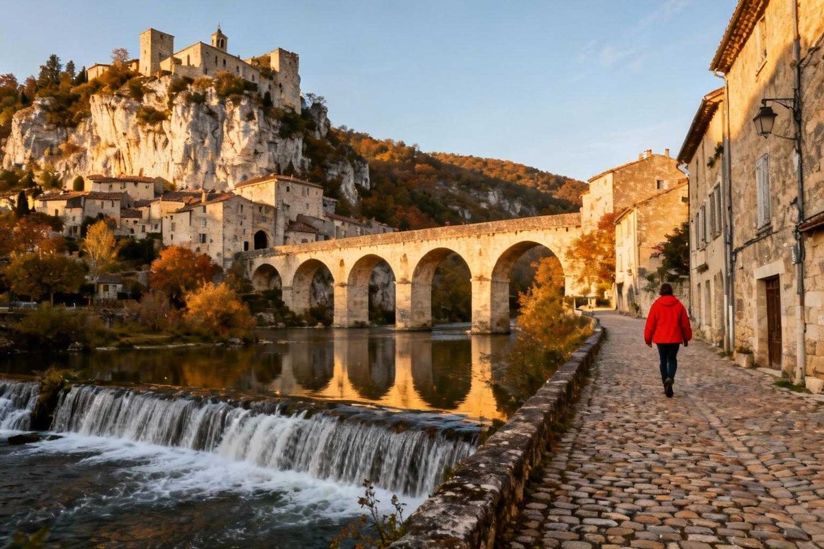 Voici La Roque-sur-Cèze où 174 habitants dominent les cascades de 15 mètres
