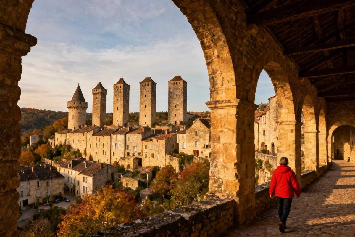 Le Lot abrite cette ville aux 7 tours où 1666 habitants vivent sur 35 km²
