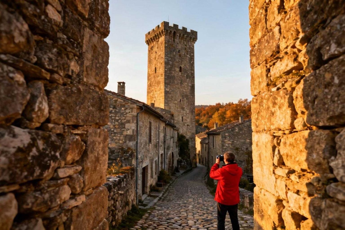 Le seul village français gardé par les chevaliers Pariers depuis le XIIe
