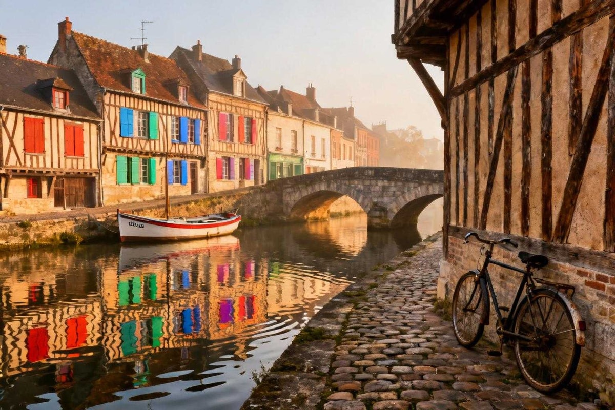 Cette ville normande rivalise avec Venise grâce à ses canaux
