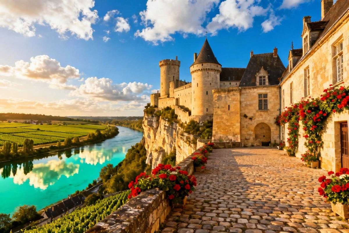 Cette ville de Touraine garde le château où Jeanne d'Arc rencontra le roi
