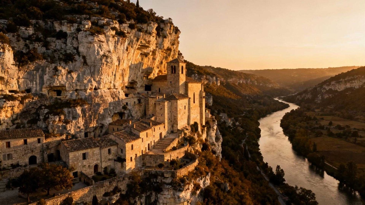 Ce village d'Ardèche de 383 habitants défie la gravité depuis 700 ans
