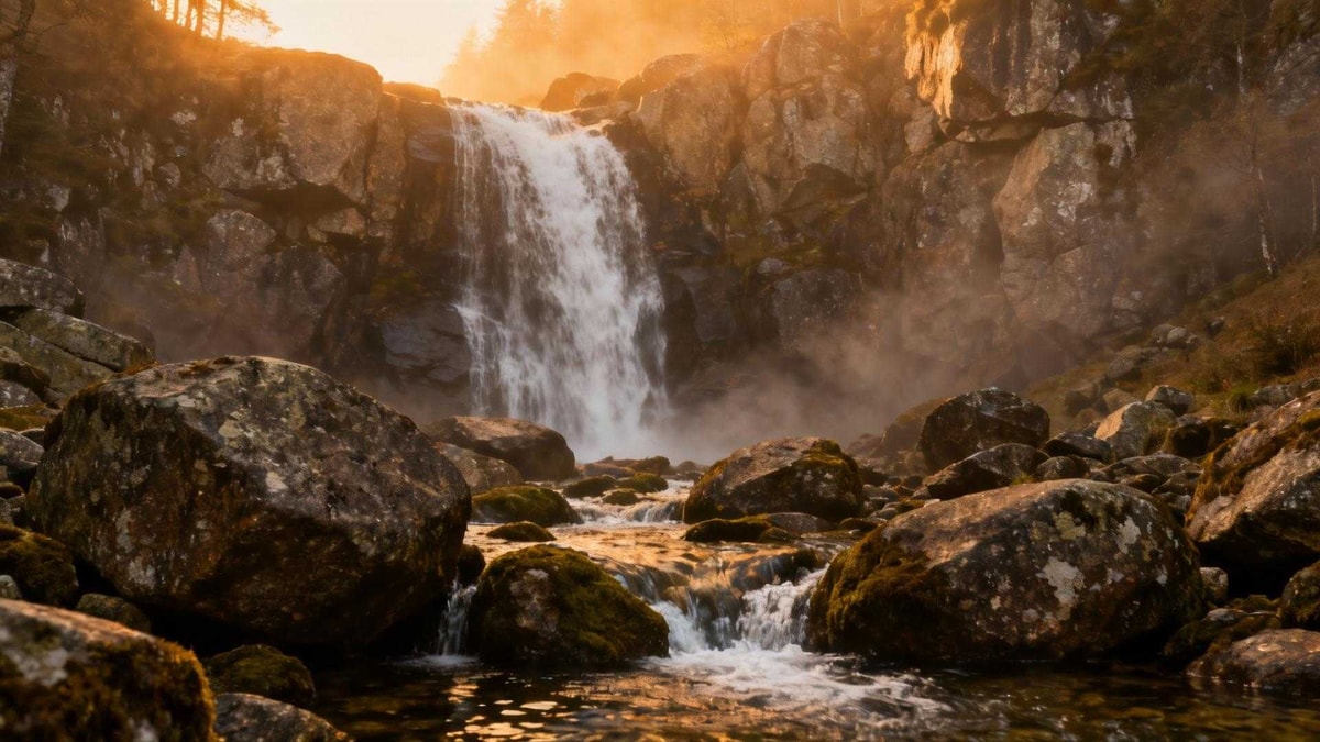 Cette cascade vosgienne coule sur des roches de 330 millions d'années
