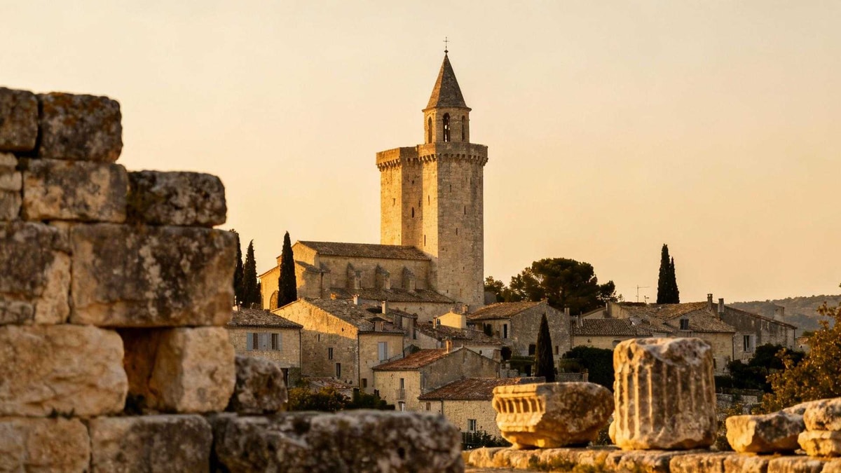 Ce village du Gard combine tour médiévale et vestiges romains sur 2000 ans
