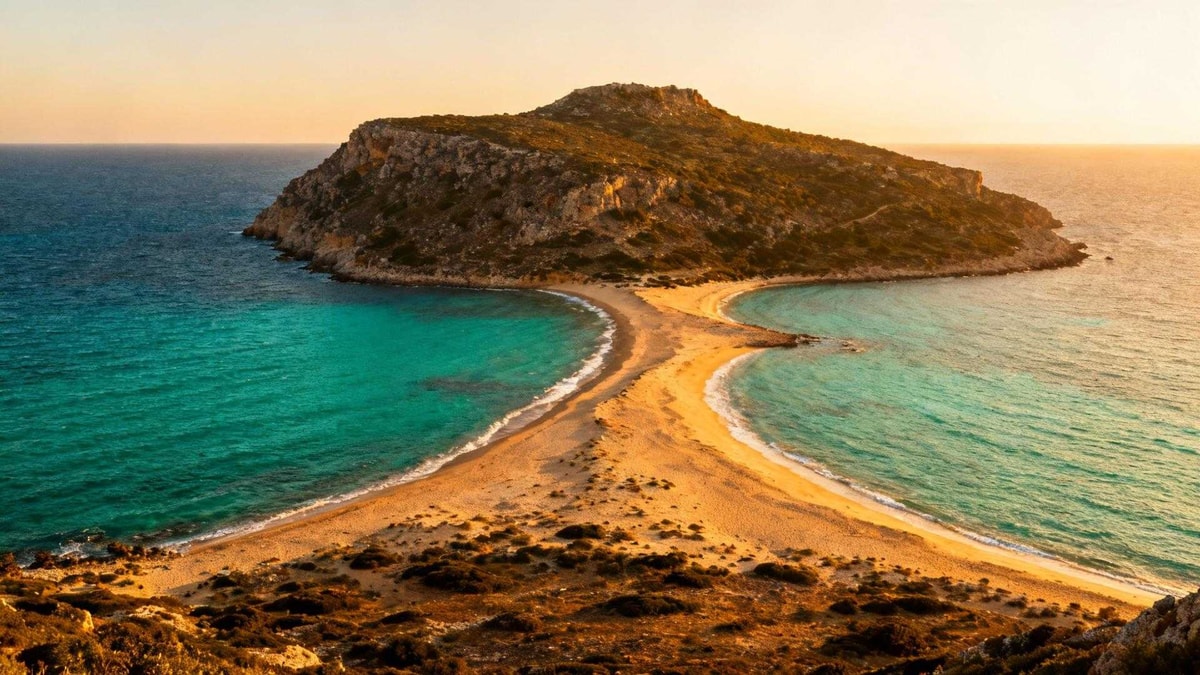 Ce cap du Var est le seul relié au continent par un pont de sable
