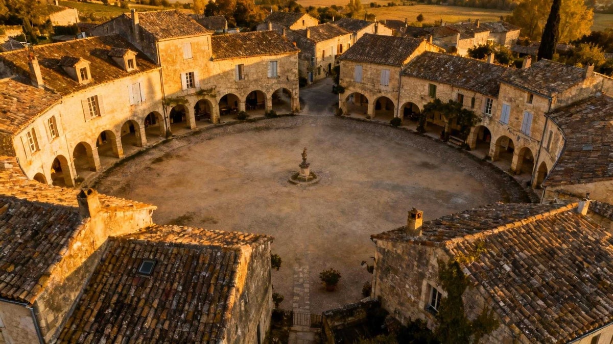 Ce village du Gers défie 700 ans d'urbanisme avec sa forme circulaire unique
