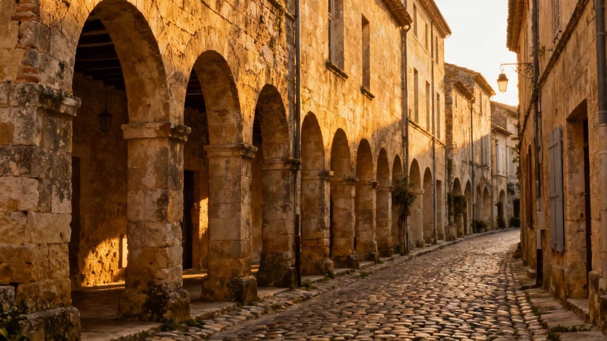 Cette bastide girondine de 1255 garde son plan médiéval intact
