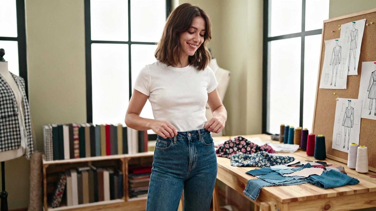 Cette retoucheuse m'a révélé pourquoi mes jeans bâillent aux genoux, sa solution me bluff
