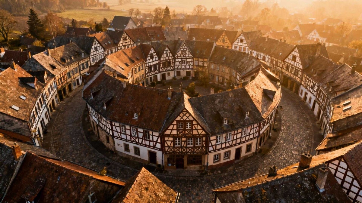 Ce village alsacien est le seul en France construit en cercles depuis 800 ans