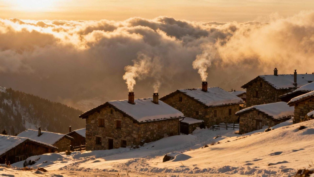 165 habitants bravent l'hiver à 2042 mètres dans ce village des Hautes-Alpes
