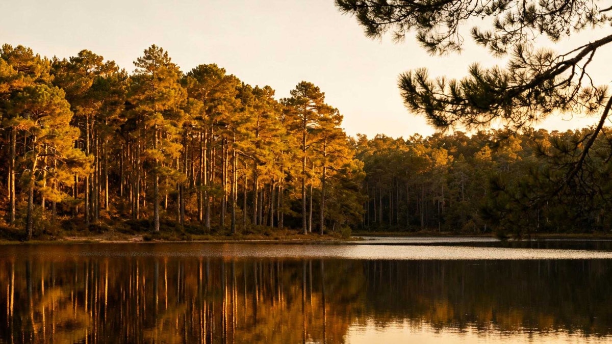 Cet étang des Landes se connecte à 3 autres par un réseau naturel unique