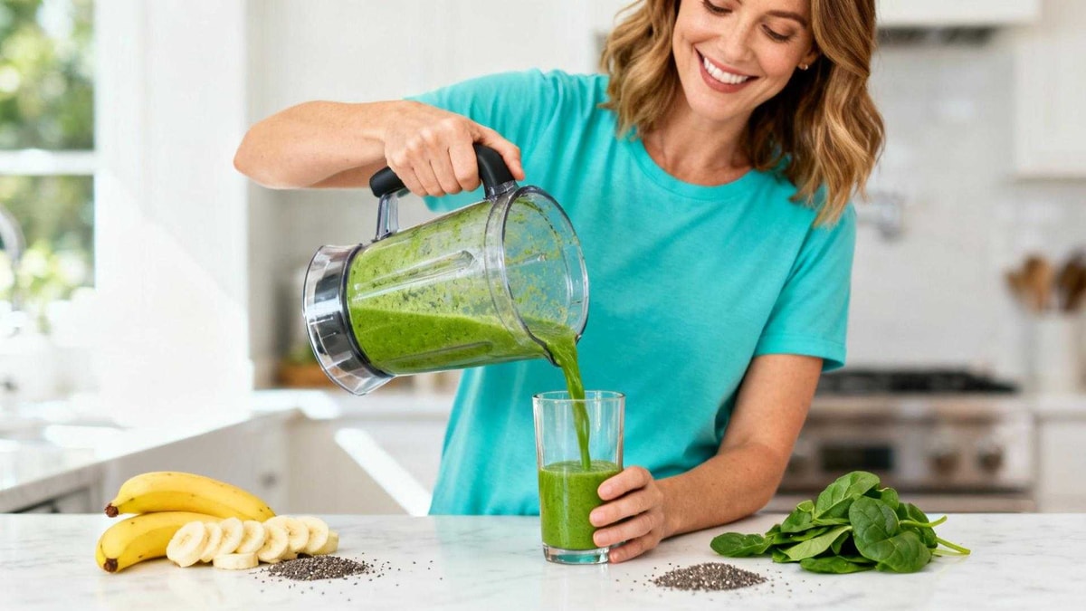 Ce smoothie vert brûle les graisses plus vite que le café selon une nutritionniste