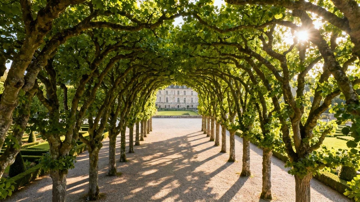 Ce château de Côte-d'Or cache 372 tilleuls taillés en arcades depuis 1758