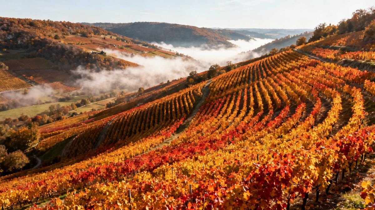 Entre Dijon et Santenay, 60 km de vignes dorées attirent 60% moins de touristes qu'en Toscane