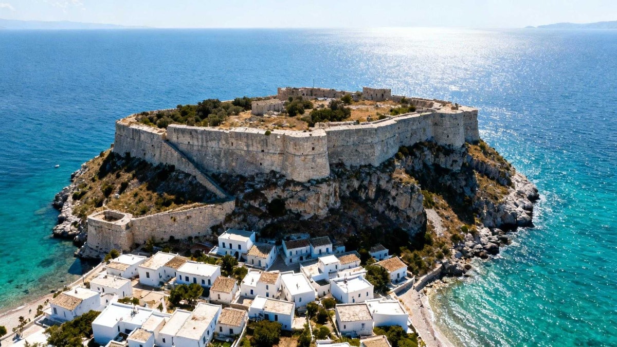 Ce village de 88 habitants cache le 3e plus grand château vénitien de Grèce