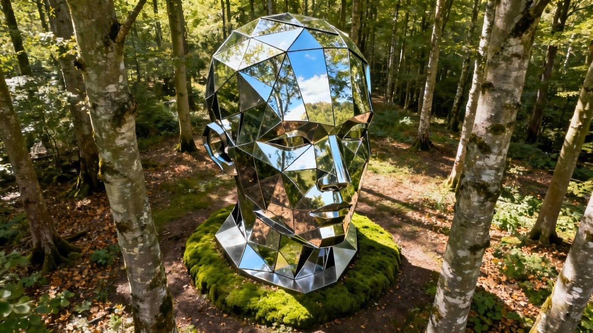 À 60 km de Paris, 17 artistes ont construit une tête géante de 22 mètres pendant 25 ans
