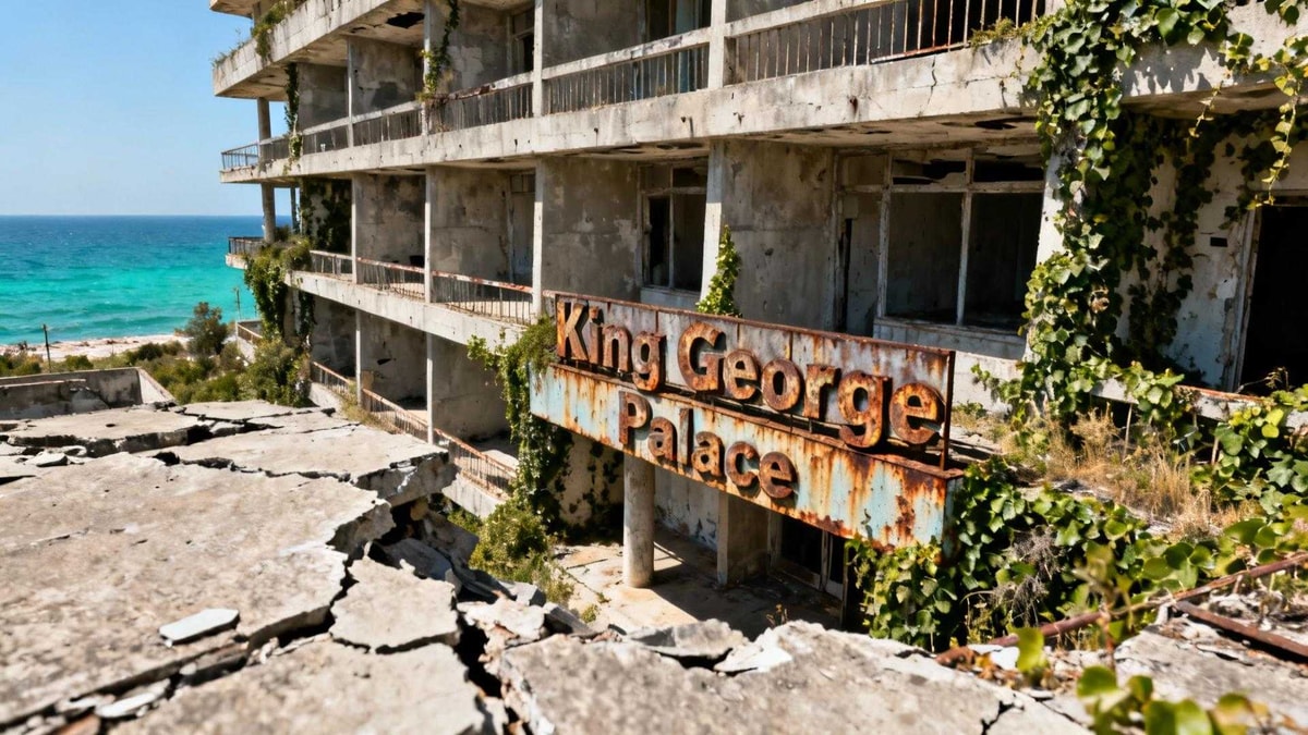 Ce quartier côtier de Famagouste comptait 45 hôtels avant de se figer en 1974
