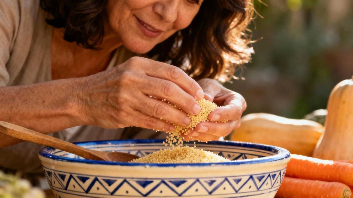 Ce couscous de 7 légumes conquiert même les Tunisiens de Sidi Bou Saïd
