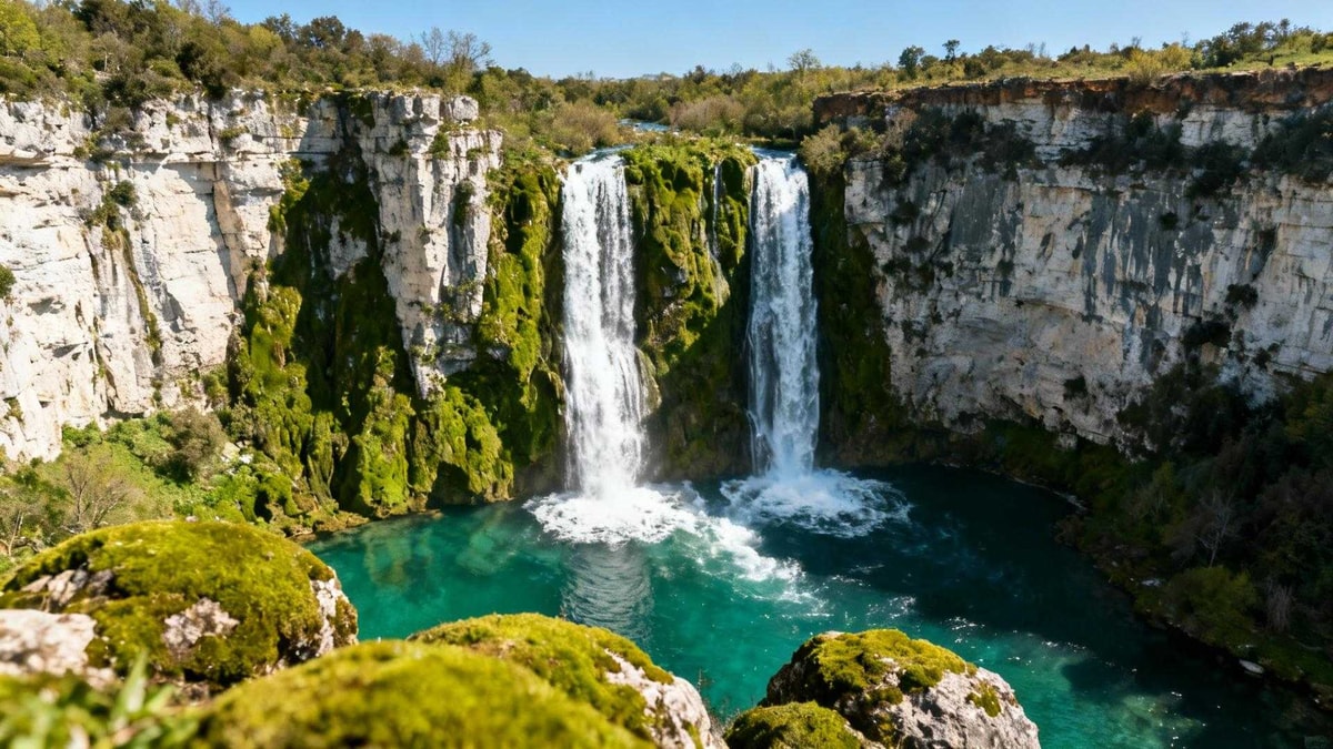 Cette cascade de 60 mètres cache deux centrales qui tournent depuis 100 ans
