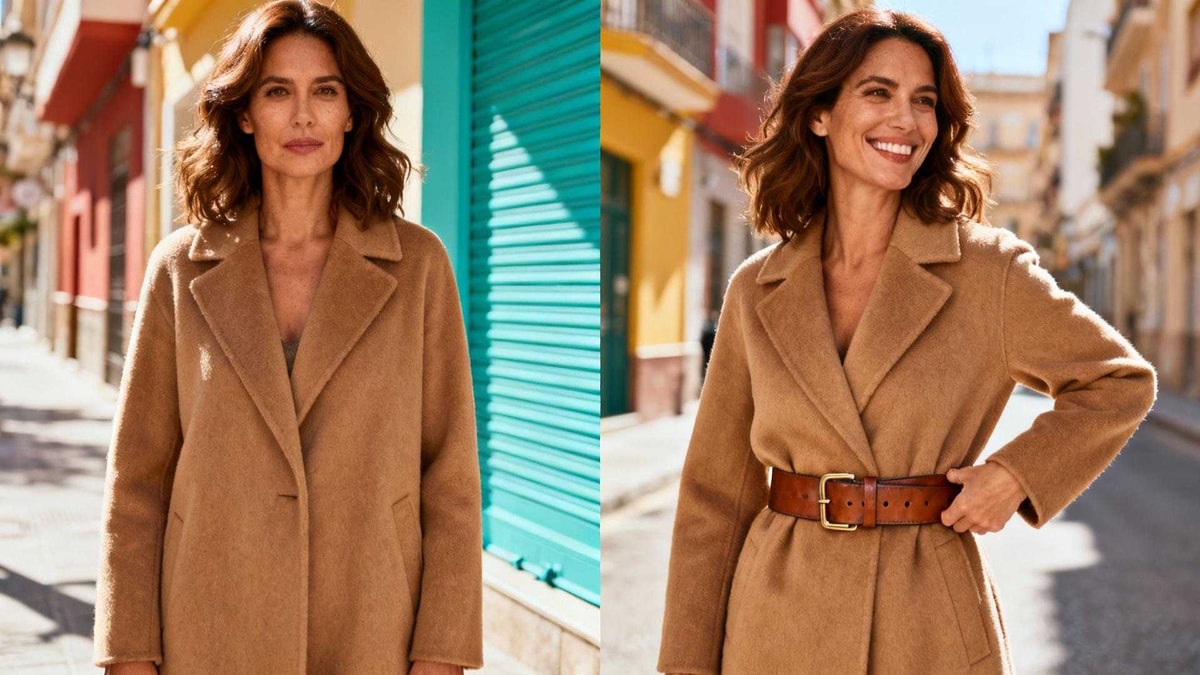 Ce manteau ceinturé restructure 3 zones en 2 secondes et remplace votre coach posture
