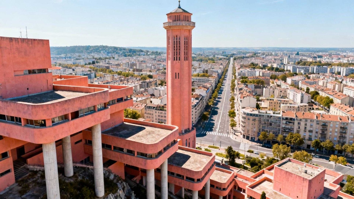 Ce centre-ville de 133 hectares en béton fut détruit à 84% en 1944 et reconnu UNESCO en 2005

