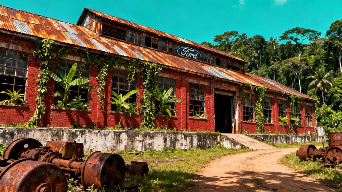Ce village de 3 000 âmes vit dans les ruines d'une usine Ford abandonnée
