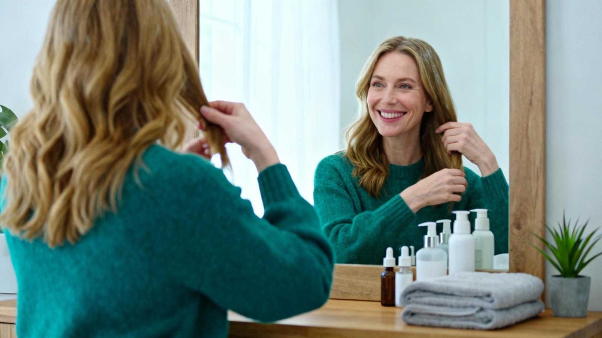 J'ai remplacé mon après-shampoing par de l'huile d'olive à 6€ : mes cheveux ont retrouvé leur éclat en 3 semaines
