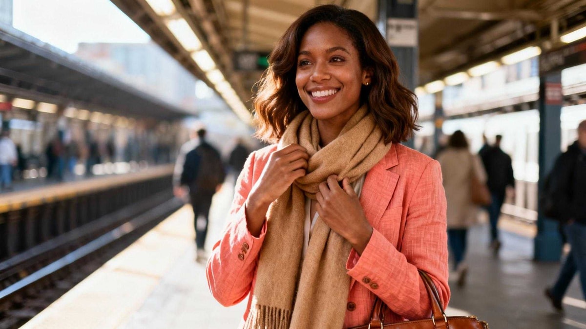 Cette écharpe de 450g remplace votre manteau et libère vos mouvements
