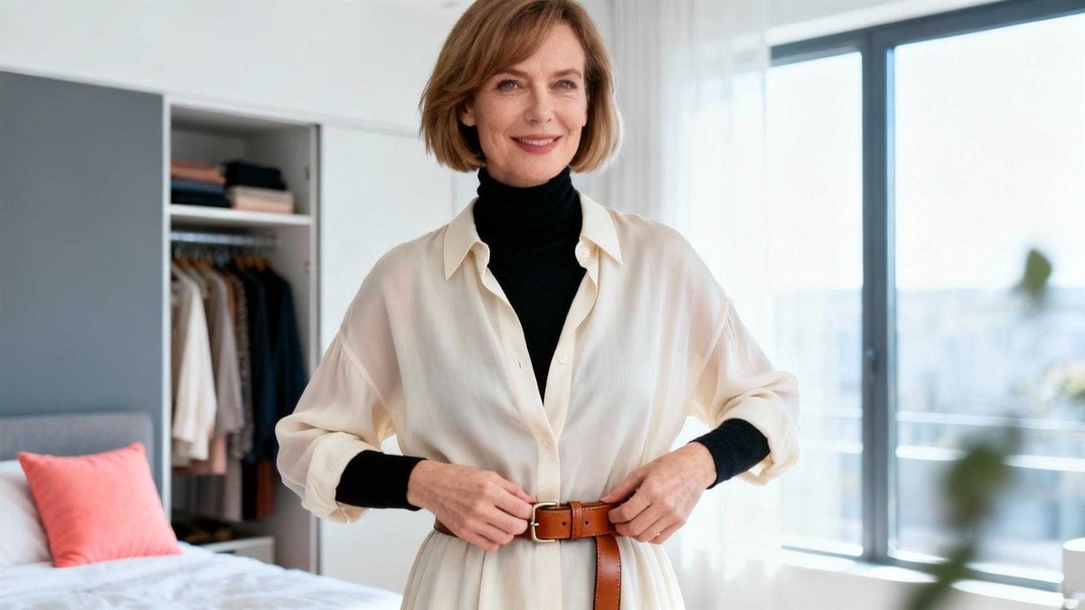 Cette robe chemise fluide est devenue ma pièce de superposition préférée
