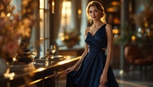 Bas de contention : cette robe de soirée cache tout et reste élégante
