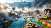 Cette station des Hautes-Pyrénées avec 32 sources à 60°C depuis 2000 ans

