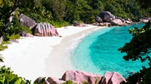 Cette plage de La Digue coûte 40 minutes de marche quand Anse Source d'Argent facture 8 euros l'entrée
