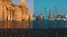 500 mètres séparent 1843 de 2025 sur cette promenade de Shanghai
