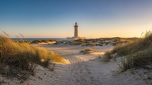 Face aux dunes, ce village l’île de Ré garde un phare devenu passage obligé