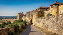 Quel village fortifié de la Loire Aragon a-t-il cité au printemps 1943 ?