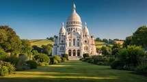 Inspirée du Sacré-Cœur, cette basilique de Lisieux domine le Pays d’Auge à 97 m
